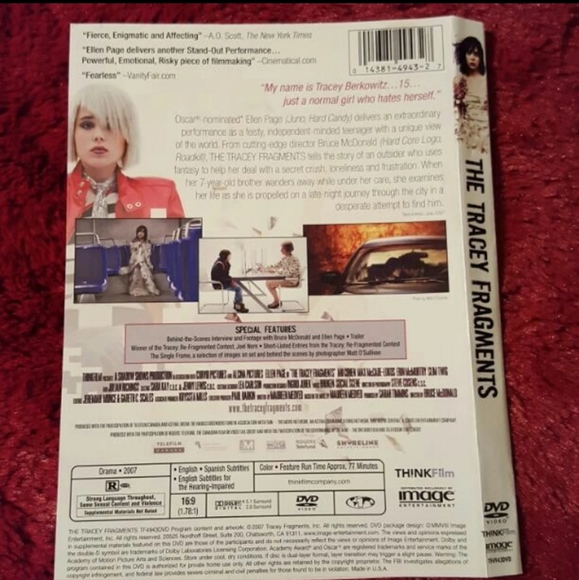 "The Tracey Fragments" DVD Movie Starring Ellen/Elliott Page - Picture 13 of 16
